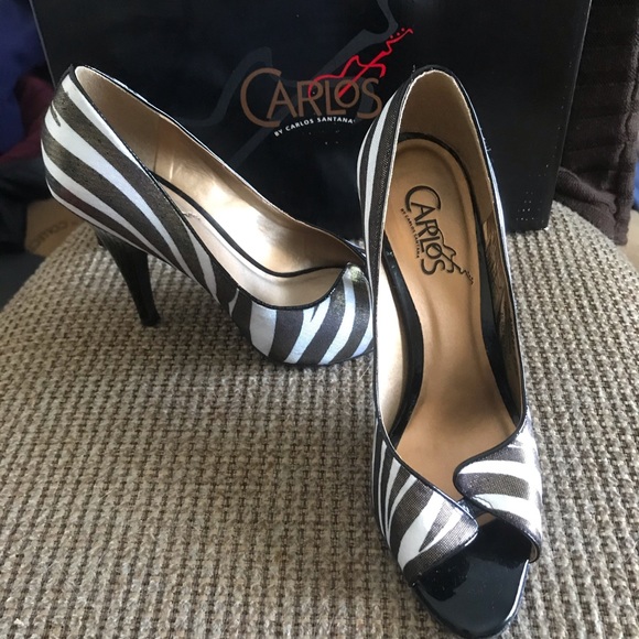Carlos Santana Shoes - Carlos Santana Zebra print shoes